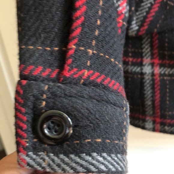 Really Nice! Timeless Zip Up Vintage Plaid Jacket - Picture 6 of 11